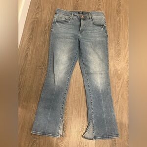 Express skyscraper mid rise jeans